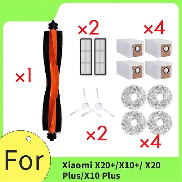 【03】13 dele til X20+/X10+/ X20 Plus fejemaskinetilbehør