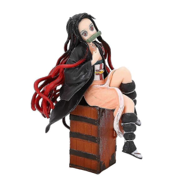 Tecknad figurstaty PVC Actionfigur Modell Sittande Modell Docka Dekoration Presenter