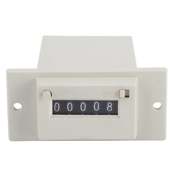 CSK5-YKW 5 Siffror 0-99999 Industriell Totalisator Mekanisk Elektromagnetisk Pulsräknare DC 12V