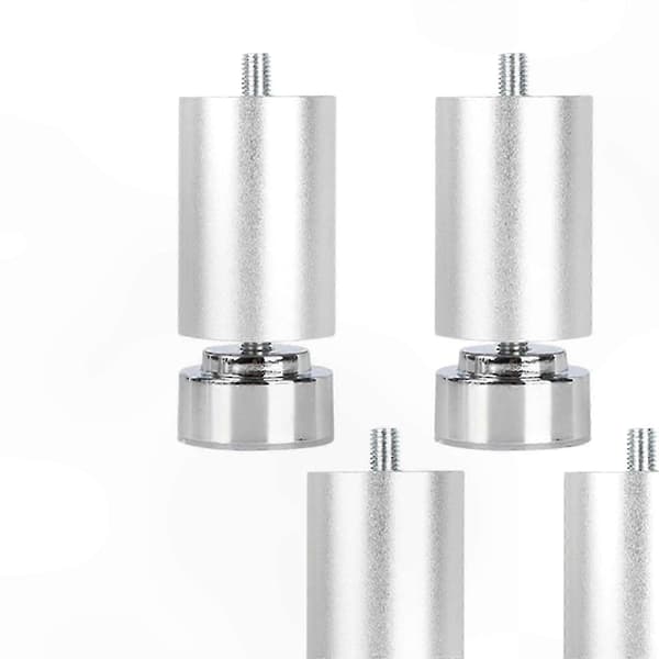 Robust møbelstøtte med justerbare metalben og M10-gevindforbindelse Argent 15cm