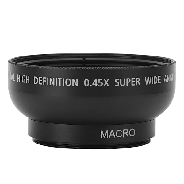 JSR‑1156 Avanceret 46MM 0.45X Vidvinkel Makroobjektiv Passer til Alle 46MM Diameter Kameraobjektiver