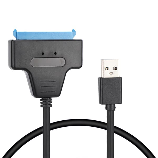 USB3.0 till SATA SSD-kabel Dataöverföringsanslutningskabel för Solid State Hårddisk CD