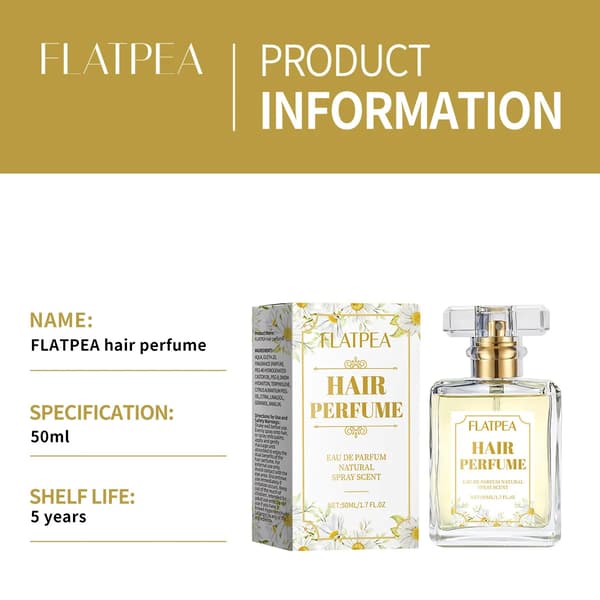 Damparfym med kamomill och blommor för hårvård 50 ml Alkoholfri