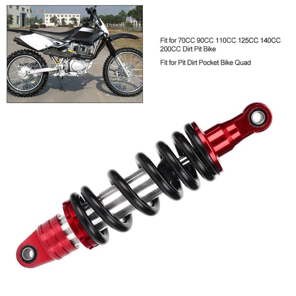 Baghjulsophæng Støddæmper Fjeder til 70CC-200CC Dirt Pit Bike