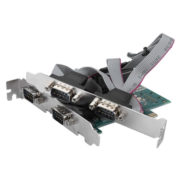 PCI-E til RS232 4 port seriel port konverter PCI Express controller adapter udvidelseskort