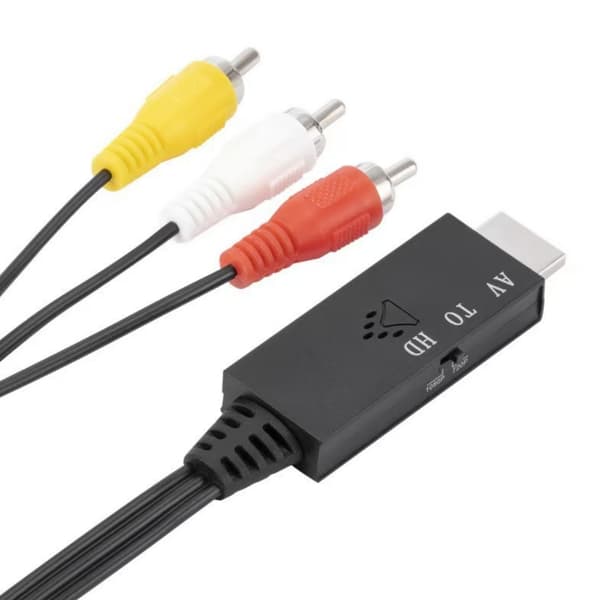 AV til HDMI adapterkabel, RCA-kabel, AV til HDMI-konverter, spil set-top-boks adapterkabel