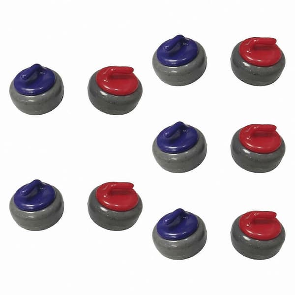 Shuffleboard-pucks til bordspil, curlingtilbehør 10Pcs 2.5x1.56cm