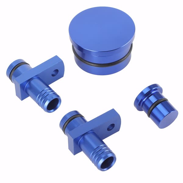 PCV Reroute Fittings med Reroute Port Plug Resonator Plug Passer til GM Duramax 2004.5-2010 6.6L