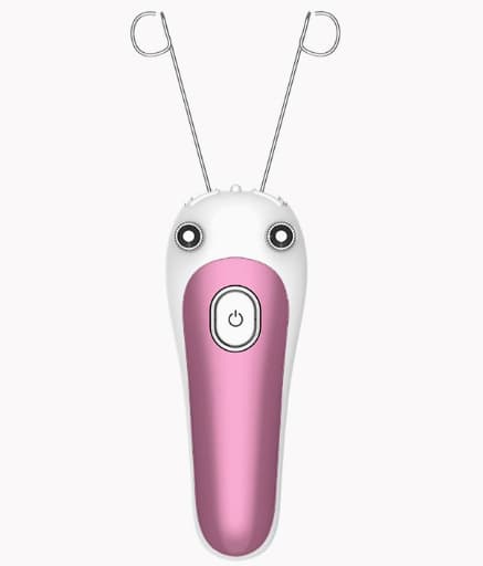 【03】Gold Electric Thread Epilator Physical Thread Remover Hair Removal Face Arm L Rose gold