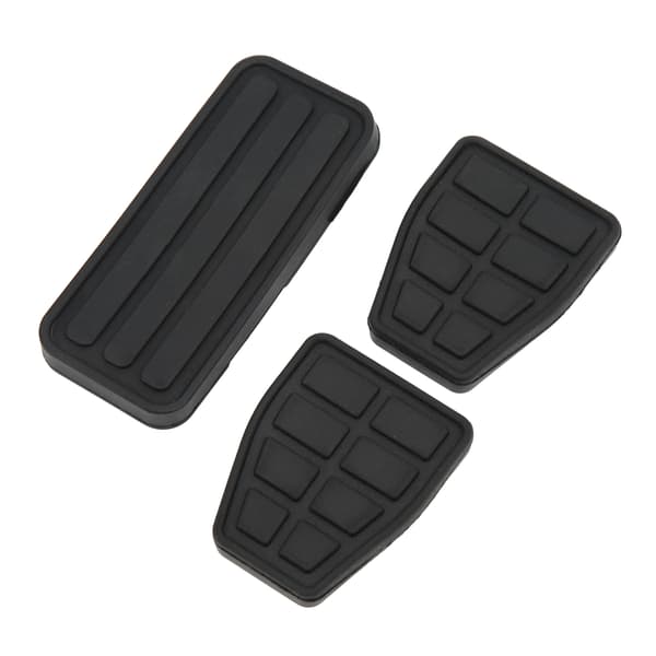 3 stk. Kobling Bremse Accelerator Pedal Pad Kit Gummi Sort Fleksibel Slidstærk Erstatning til T4 Transporter 1990‑2003
