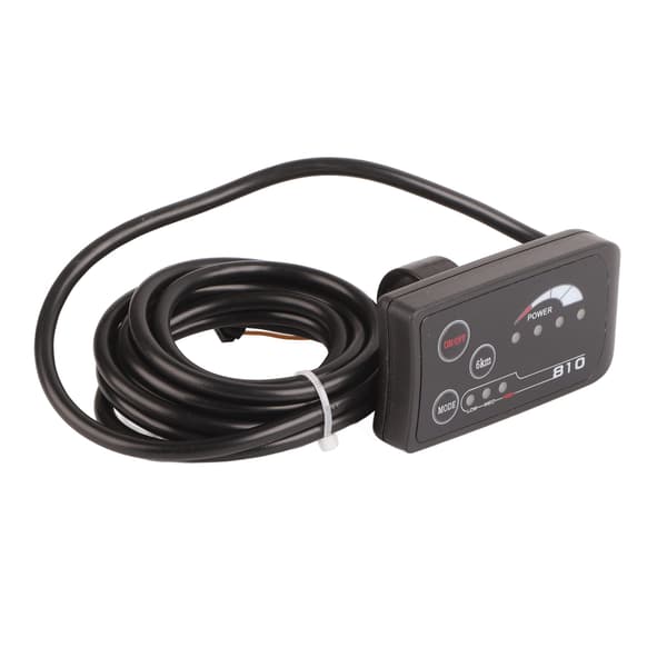 810 LED Display Elektrisk Cykel Kontrolpanel med 5-leder Kabel