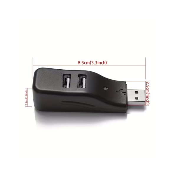 USB 3.0-hub, USB-hubadapter, 4 porte til USB 3.0, Mini USB A-portudvider
