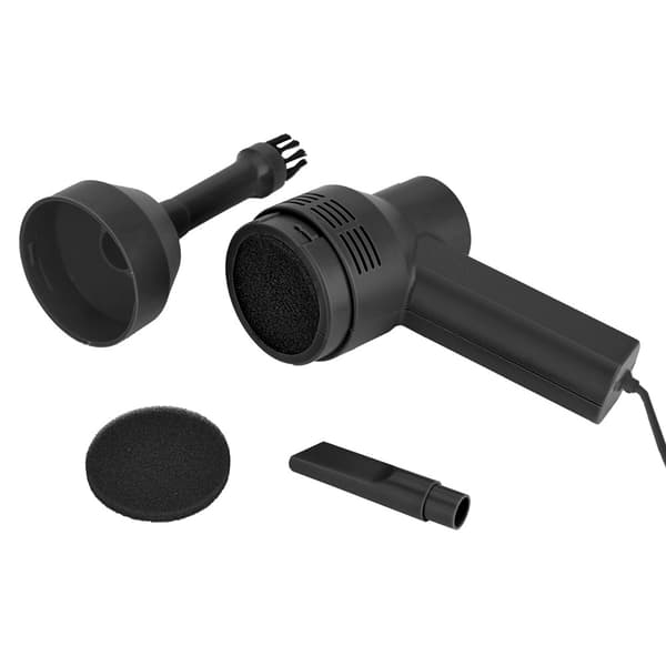 Bärbar Mini Handhållen USB Tangentbordsdammsugare för Laptop Desktop PC Svart