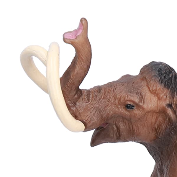 【03】Mammutmodel simuleringsstatue realistisk plastik mammut dyresamling legetøjsgave