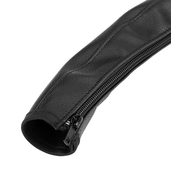 Svart PU Läder Baby Barnvagn Stång Handtag Armstöd Skyddsfodral