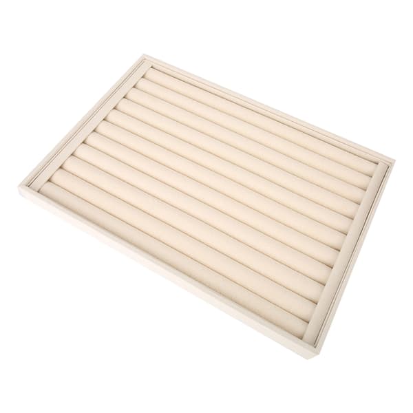 Smykke Display Opbevaringsboks Armbånd Halskæde Ørering Container Organizer (Ringbakke)