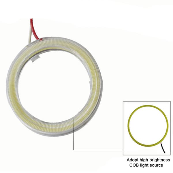 70 mm bil LED Angel Eyes forlygte Halo Ringe Kørelys
