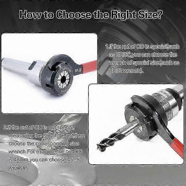Til coilover-nøglesæt, 2 dele coilover-nøgle, C-formet nøgle, til affjedringssystem og støddæmperjustering