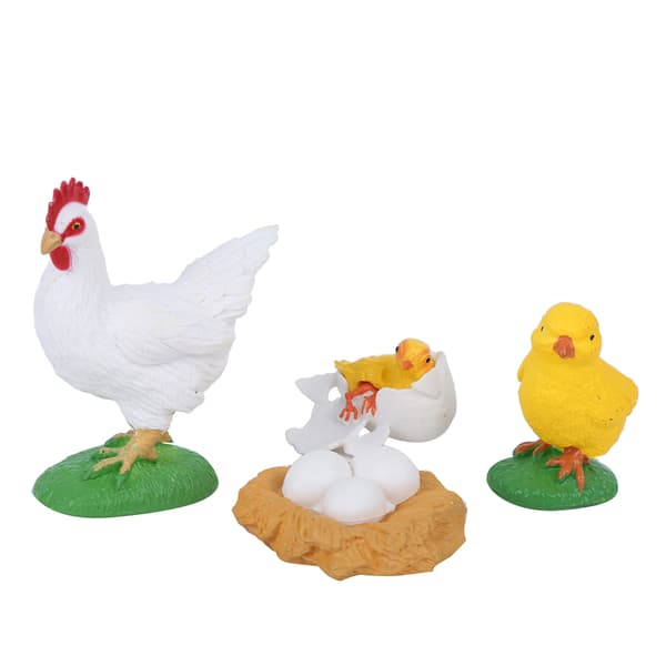 Hane Vækstcyklus Model Børn Miniature Simulation Dyr Tidlig Uddannelse Statue Legetøj