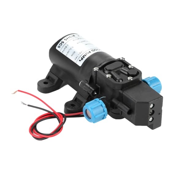 12V/60W Vattenpump 5L/Min Mikro Membranpump för Husvagn Camping Båt