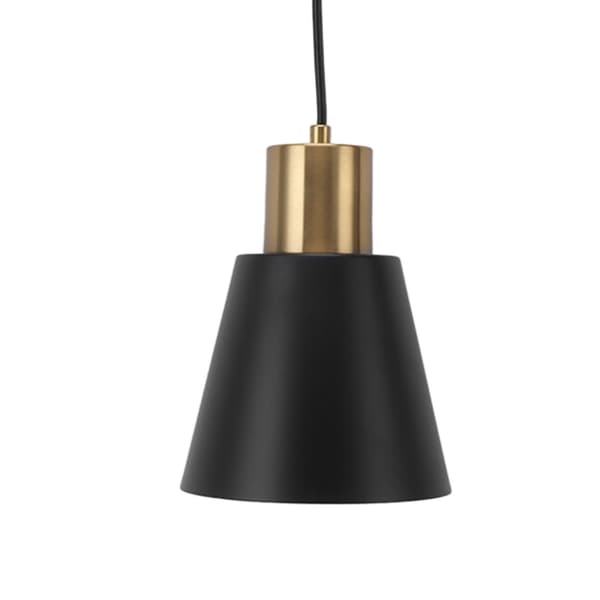 Pendel Lampe Sort Metal Industri Pendel Lampe Moderne Nordisk Hængende Lamper til E26 E27 Pære 85‑265V