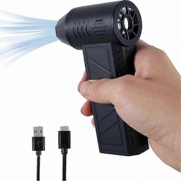 Hurtig mini-jetblæser med 130.000 omdr./min. og 5.000 mAh batteri
