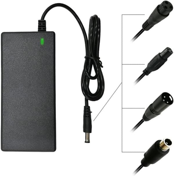 【03】42V 2A Oplader med 5 stik til Scooter 36V Lithium Batteri Elcykel Scooter Batterioplader