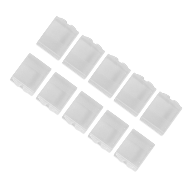 10st Klar Plast Fuktsäker Batterihållare Förvaringsbox Fodral Behållare för Gopro 3 4 5 6