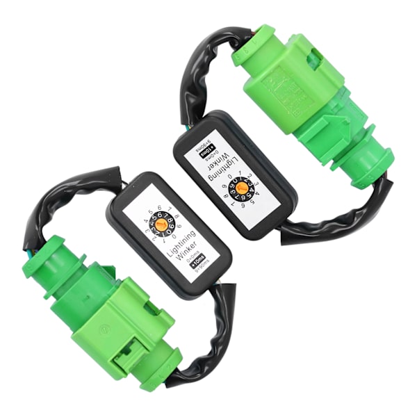 LED Baglygter Dynamisk Blinklys Adapter Ledningsnet Blinklys Modul Sæt Passer til A6 C7 2012‑2018