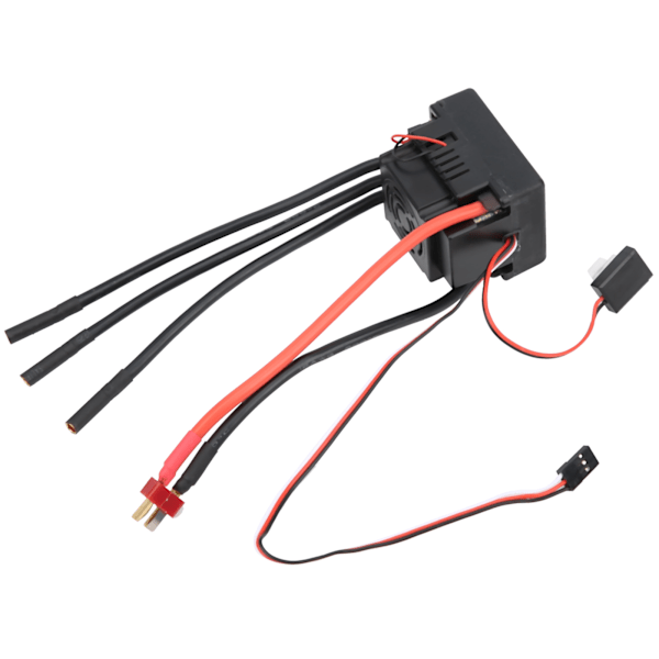 80A Vandtæt Børsteløs ESC Elektrisk Hastighedsregulator Tilbehør til 1/8 RC Bil T-Stik