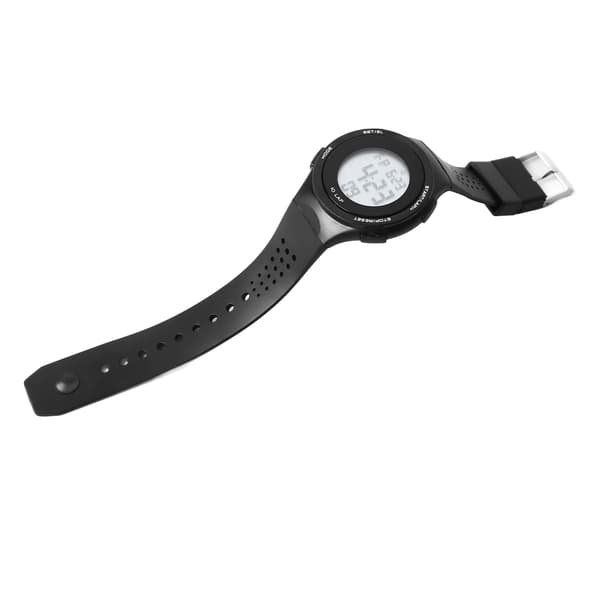 LED Digital Klocka Vattentät Tydlig Display Andningsbart Armband Elektronisk Klocka för Studenter Svart