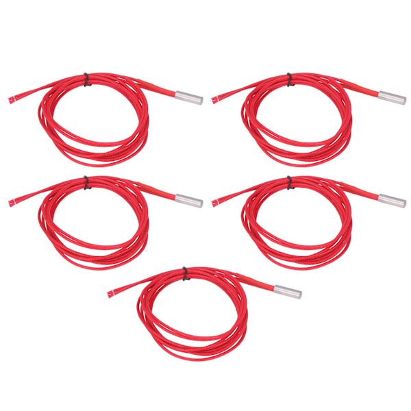 5 STK 12V 40W Patronvarmer Rustfrit Stål Kobber Varmerør til 3D Printer 6x20mm