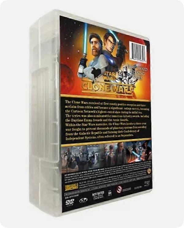 【03】Star Wars: The Clone Wars Sæson 1-7 (25-DVD Box Set) engelsk version