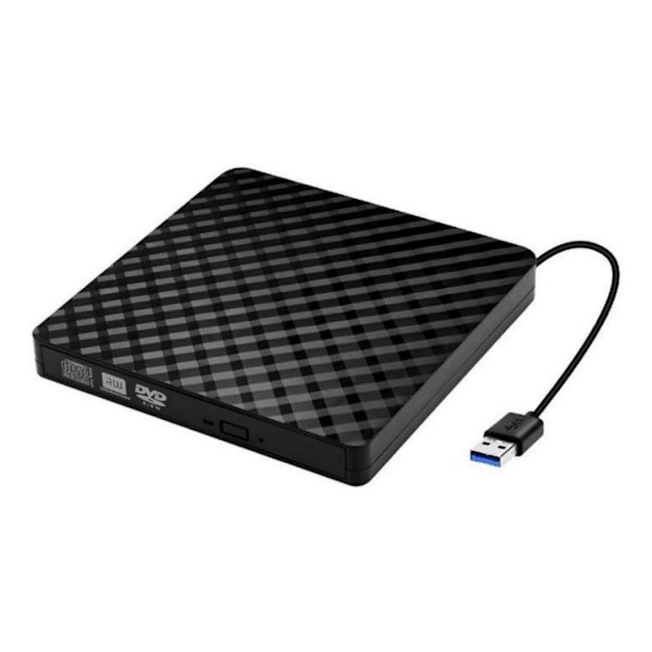 USB eksternt optisk drev, bærbar DVD/CD/VCD-brænder til bærbare computere, stationære computere, alt-i-én-computere og diskdrev.