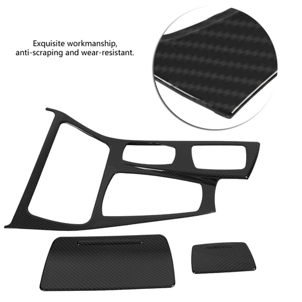 Bil Interiør Center Konsol Gear Shift Panel Cover Trim til BMW 5 Serie F10 2011-2016 (#3)