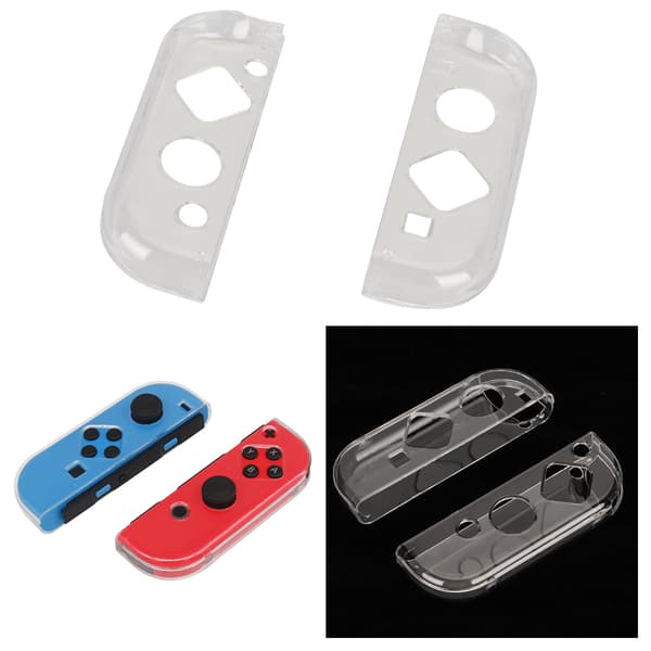 För Switch Gamepad Ultratunt Transparent Skyddsfodral Spelkonsol Skyddsskal