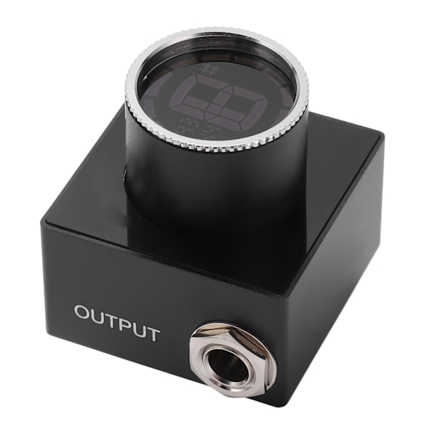 Mini Pedal Tuner Gitarr Bas Universal Stämningsverktyg Stränginstrument Tillbehör LED-Display