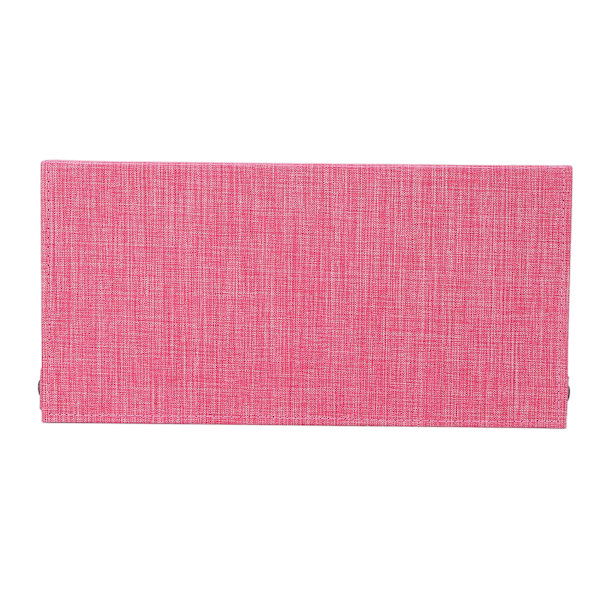 6 rum Solbrille Opbevaringsetui Flocking Klud Knaplukning Forebygger Ridser Brille Displayboks Pink
