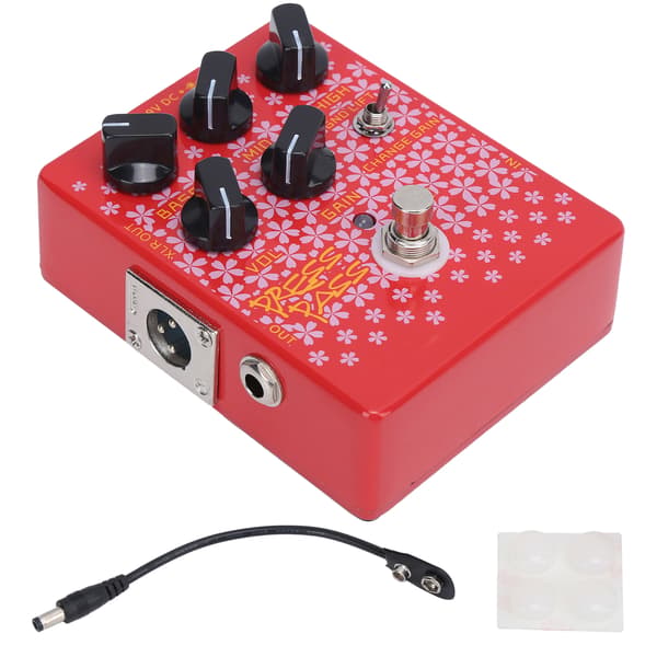 Basgitarr Effekter Pedal Driver med DI Rörförstärkare XLR Utgång Instrumenttillbehör CP‑59