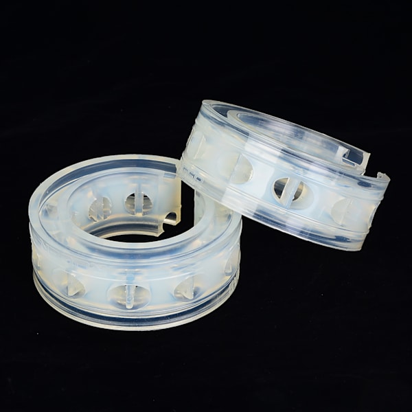 2st Transparent Bil Stötdämpare Buffert Fjäder Bumper Kudde Typ D
