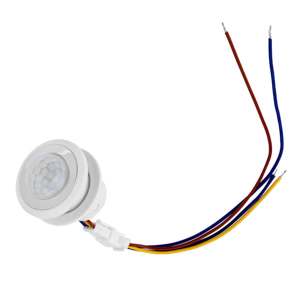 Mr HW08F LED Automatisk Infraröd Rörelsesensor Kontrollbrytare 1-40W 45*40mm