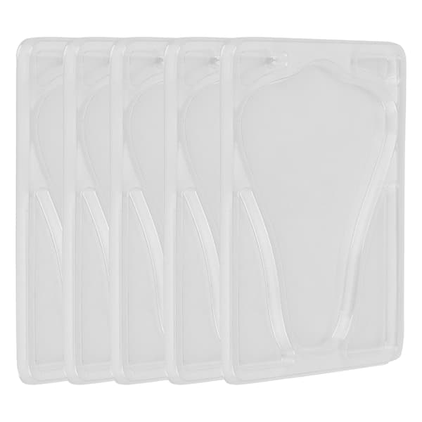 5 st Transparent DIY Näsmaskform Återanvändbar Näsmaskbricka för Ansiktsmaskmaskin