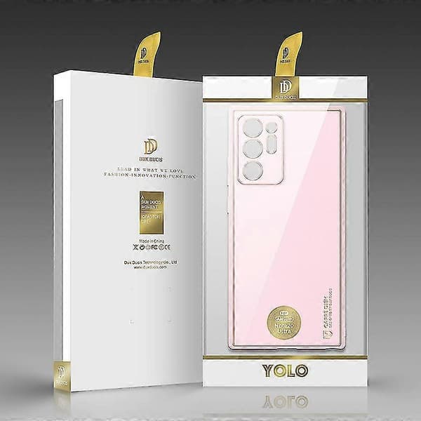 beskyttelsesetui kompatibel med samsung galaxy note 20 ultra Pink
