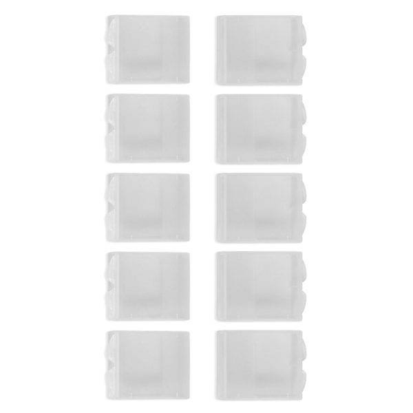 10 stk. Klar Plast Fugttæt Batteriholder Opbevaringsboks Etui Container til Gopro 3 4 5 6
