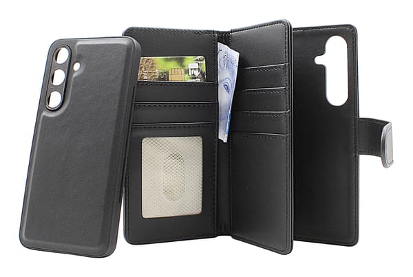 【03】Skimblocker Samsung Galaxy S24 5G XL Magnet Plånboksfodral Mörkblå