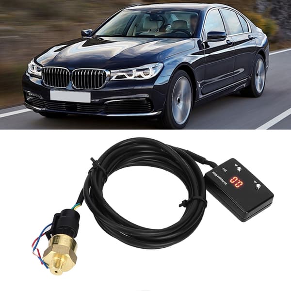 1/8in NPT Auto Bil Olietryk Måler 0-120PSI Digital Måler med Sensor Høj Præcision
