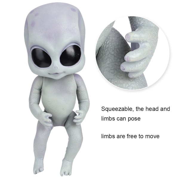 Alien Docka Hög Simulering Spädbarn Alien Docka Samling Gåva för Barn Vuxen