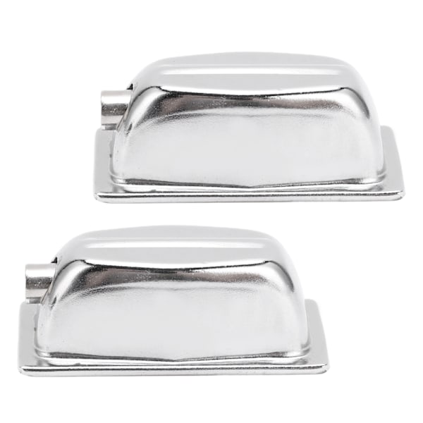 2 st Trum Lug Järn Krom Färg Virvel Öra Set Musikinstrument Underhållstillbehör WC27G