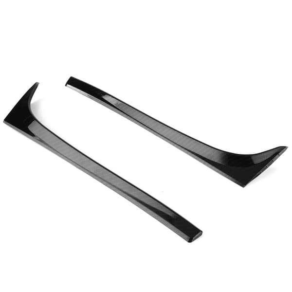 2 st Bakre Fönsterspoiler Sidovinge Trimskydd Bil Fordonsmodifiering Passar för MK7 GTD R 2014‑2018 Kolfiberstil