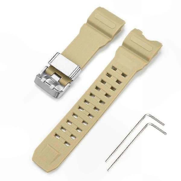 Erstatningsrem med værktøj til G-Shock Mudmaster-serien GWG-1000GB-modellen Beige